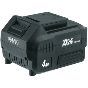 Draper D20 20V Battery - Black / 4.0ah by Draper