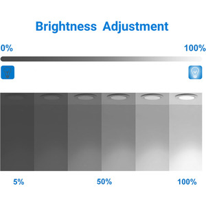 Oval Bathroom Mirror with LED Lights by AicaBathroom