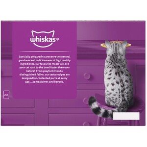 Whiskas 1+ Pouches in Gravy - Poultry Feasts by Whiskas