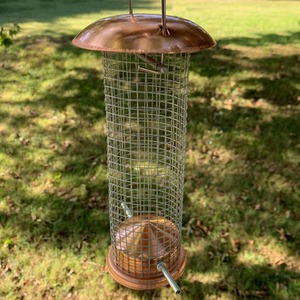 Copper Style Hanging Bird Feeders Seed, Nut and Fatball - Copper by Selections