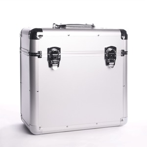 Vinyl LP Record Case - Silver by Maison and White