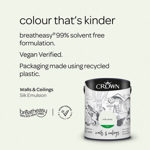 Crown Walls and Ceilings Silk Emulsion by Crown Paints