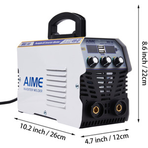 Portable 220V Inverter Manual Metal Arc Welding Machine - White by Livingandhome