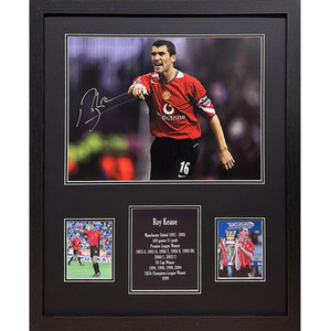Roy Keane Signed and Framed Manchester United Photo - Red by Allstarsignings