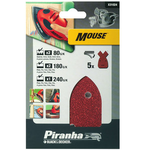 Mouse Sander Sanding Pads by Black + Decker