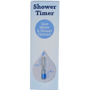 Shower Timer - Clear and Blue