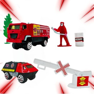 Fire Fighting Engine and Cars Playset - multi by Big Daddy