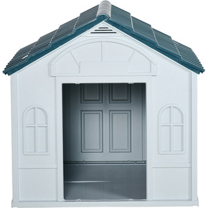 PawHut Water Resistant Outdoor Dog kennel - Blue / 98.2cm by PawHut