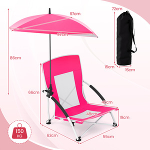 Beach Umbrella Chair by Costway