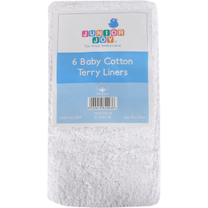 Junior Joy Terry Liner - White by Junior Joy