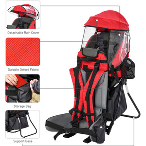HOMCOM Baby Backpack Carrier - Red by HOMCOM