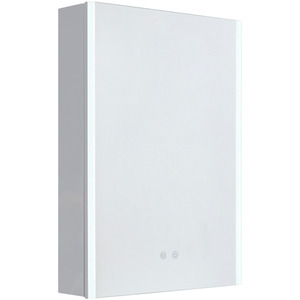 Frameless LED Mirror Cabinet with Adjustable Lighting - Silver by Livingandhome