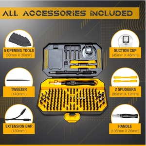 145 in 1 Screwdriver Set - Black