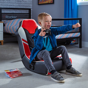 X Rocker Shadow 2.0 Gaming Chair - Red/Grey by X Rocker