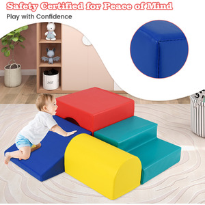 Toddler Soft Building Blocks Structures Set by Costway