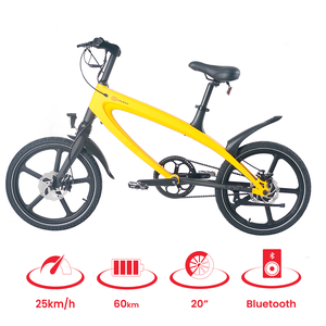 The Official Cruzaa E-Bike Solar Beam Yellow Built in Bluetooth Speakers by Cruzaa