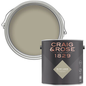 Craig and Rose Chalky Matt Emulsion - Olive Laque by Craig & Rose