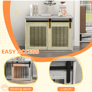 PawHut Dog Crate Furniture with Removable Cushion by PawHut