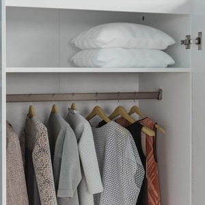 Hulio Trio Bedroom Set - White / MDF / 47cm by Vida Designs