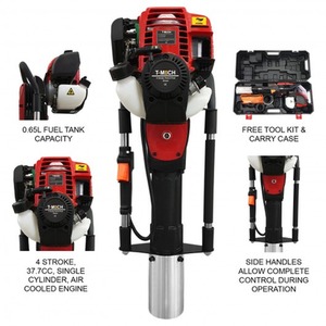 T Mech 4 Stroke Post Driver - Black by T mech