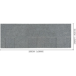 Set of 14 Self-Adhesive Asphalt Roof Shingles by lifeideas