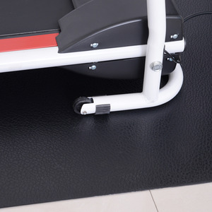 HOMCOM Thick Equipment Gym Mat - Black / 200cm by HOMCOM