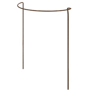 Rusty Bow Plant Supports -Raw Steel Designed to Rust by Garden Pride