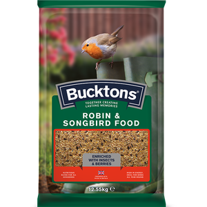 Bucktons Robin and Songbird Food - Brown by Bucktons