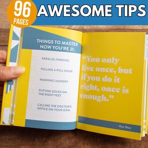 21 Adult-ish Now Book - Yellow by Bee Three Books