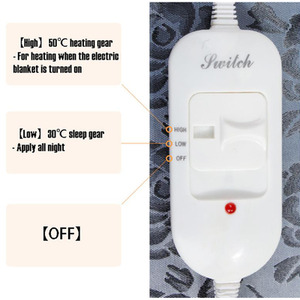 Adjustable Temperature Pet Electric Blanket - Grey / Footprints