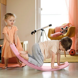 ZONEKIZ Balance Board, Kids Wobble board, Montessori Toy for 3-6 Years - Pink by ZONEKIZ