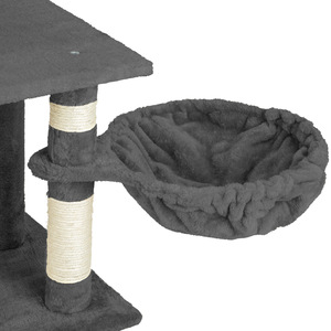 tectake Cat Tree Scratching Post Marcel - Grey by tectake