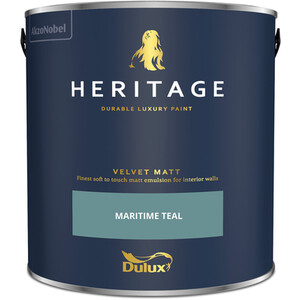 Dulux Velvet Matt Emulsion Paint - Maritime Teal by Dulux Heritage