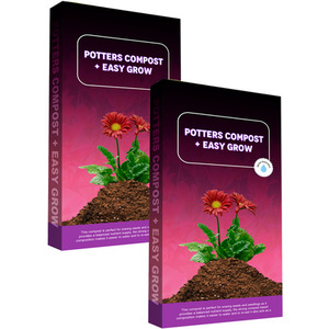 1 Bag 60 Litres Potters Compost Seed Sowing Easy Grow Soil Bag - Brown by STORM TRADING GROUP