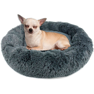 Fluffy Dog Bed in Dark Grey - Dark Grey / XS by Actiaspet