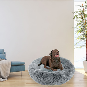 Fluffy Dog Bed in Grey - Grey / XL by Actiaspet