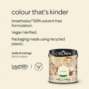 Crown Walls and Ceilings Silk Emulsion by Crown Paints