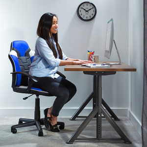 X Rocker Saturn Esport Gaming Chair - Blue/Black by X Rocker