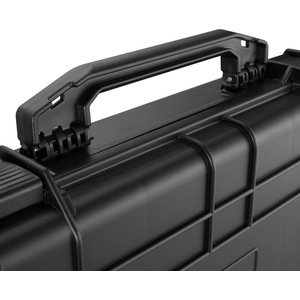 Rifle Case with Hard Shell - Black by tectake