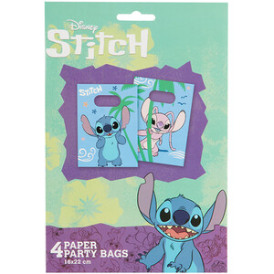 Stitch Paper Party Bags - Blue