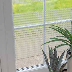 dc fix Milton premium static cling vinyl window privacy film - WHITE by d-c-fix