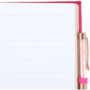A5 Journal Notebook and Crystal Pen by Kingsbury Gifts