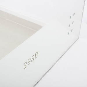 LED Bathroom Mirror Cabinet with Demister Pad - Silver by Livingandhome