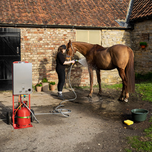 Portable Electric Horse Shower 18L - Silver by Monster Shop