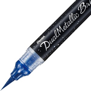 Pentel Arts - Dual Metallic Brush Pen - Metallic Ink - Single Pen by Pentel
