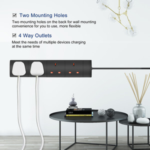 4 Way Extension Leads by ExtraStar