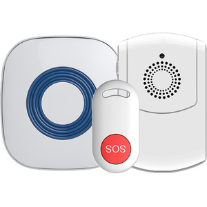 Wireless Doorbell with Vibrating Pager by Friends and Family