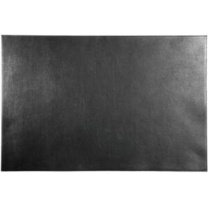 Durable Non Slip Leather Desk Mat - Black / 45cm by Durable