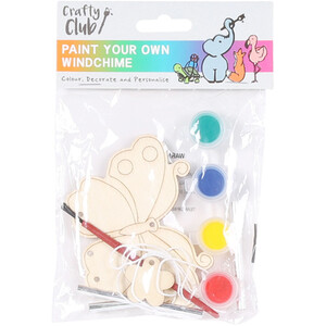 Paint Your Own Wind Chime Craft Kit by Crafty Club