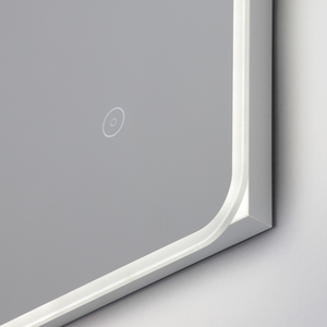 Bredon LED Bathroom Mirror Touch Sensitive Wall Light - Chrome by Litecraft